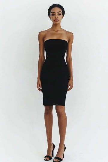 Strapless Bodycon Little Black Dress